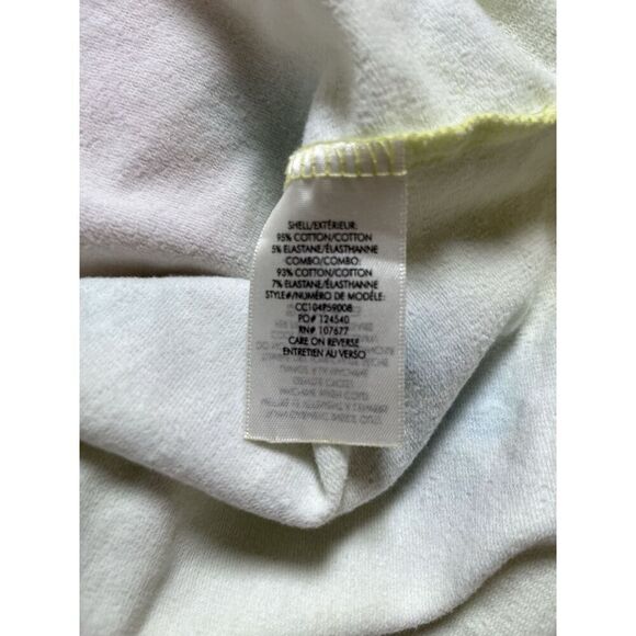 ALICE + OLIVIA Niki Funnel Neck Cropped Hoodie in Beachside Tie Dye NWT Size S - Picture 6 of 16